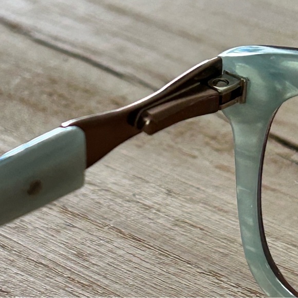 Jill Stuart brown and turquoise stylish Glasses - Picture 6 of 7